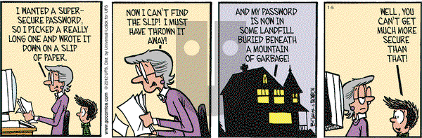Grand Avenue on Monday January 5, 2015 Comic Strip