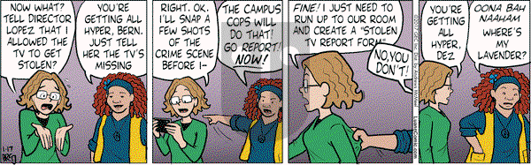 Luann on Tuesday January 17, 2017 Comic Strip