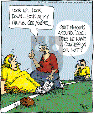 In the Bleachers - Wednesday September 15, 2010 Comic Strip