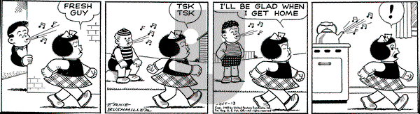 Nancy on Thursday October 13, 1949 Comic Strip