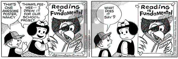Nancy on Monday May 16, 2005 Comic Strip