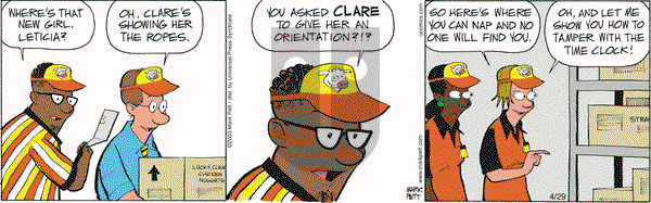 Lucky Cow on Tuesday April 29, 2003 Comic Strip