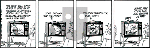 Doonesbury on Saturday June 15, 1974 Comic Strip