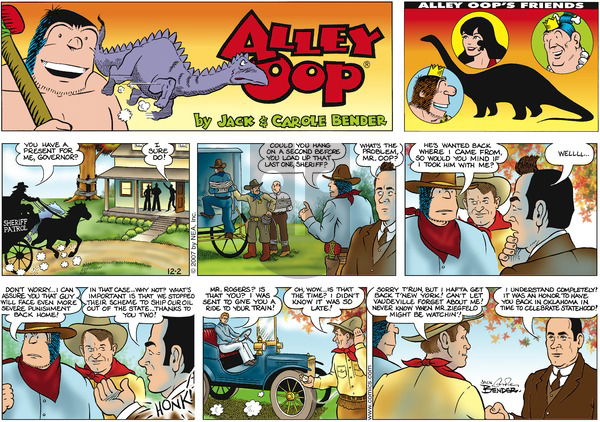 Alley Oop on Sunday December 2, 2007 Comic Strip