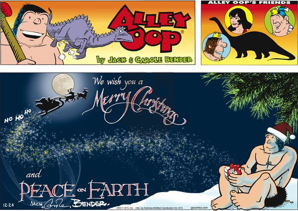 Alley Oop on Sunday December 24, 2017 Comic Strip