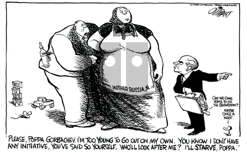 Pat Oliphant on Monday June 27, 1988 Comic Strip