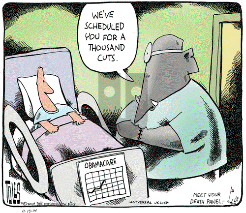 Tom Toles - Monday November 17, 2014 Comic Strip