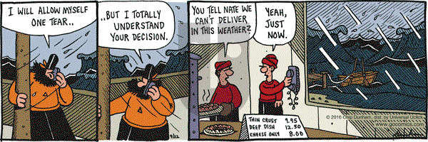 Overboard on Thursday September 22, 2016 Comic Strip