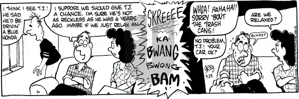 Luann on Saturday September 25, 1993 Comic Strip