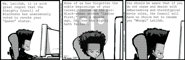 The Boondocks on Thursday October 28, 2010 Comic Strip