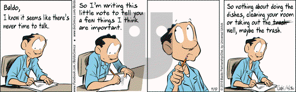 Baldo on Wednesday November 9, 2016 Comic Strip