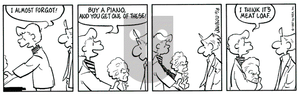 Arlo and Janis on Saturday October 18, 1997 Comic Strip