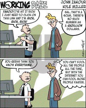 Working Daze on Saturday November 11, 2006 Comic Strip