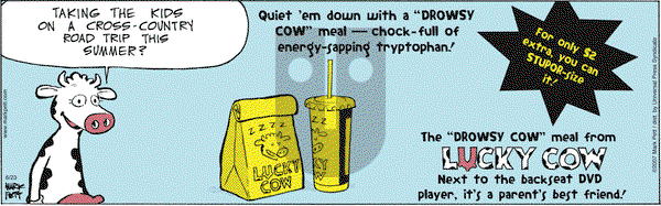 Lucky Cow on Saturday June 23, 2007 Comic Strip