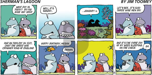 Sherman's Lagoon - Sunday January 6, 2019 Comic Strip