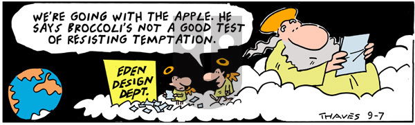 Frank and Ernest on Thursday September 7, 2000 Comic Strip