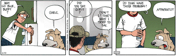 Get Fuzzy on Tuesday June 10, 2003 Comic Strip
