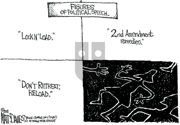 Matt Davies - Monday January 10, 2011 Comic Strip