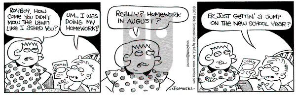 Soup to Nutz - Old on Thursday August 16, 2007 Comic Strip