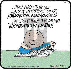 Ziggy on Friday July 8, 2016 Comic Strip