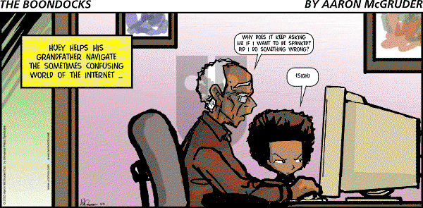 The Boondocks - Sunday June 8, 2003 Comic Strip