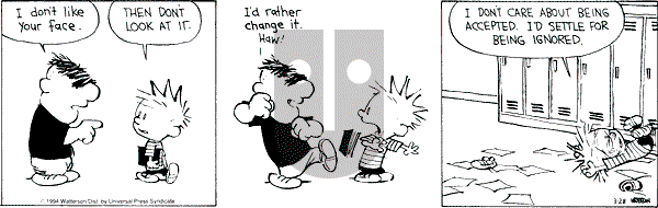 Calvin and Hobbes - Monday March 28, 1994 Comic Strip