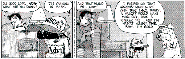 Get Fuzzy on Monday June 24, 2002 Comic Strip