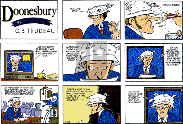 Doonesbury on Sunday June 28, 1992 Comic Strip