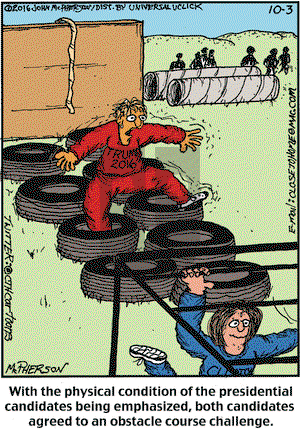 Close to Home on Monday October 3, 2016 Comic Strip