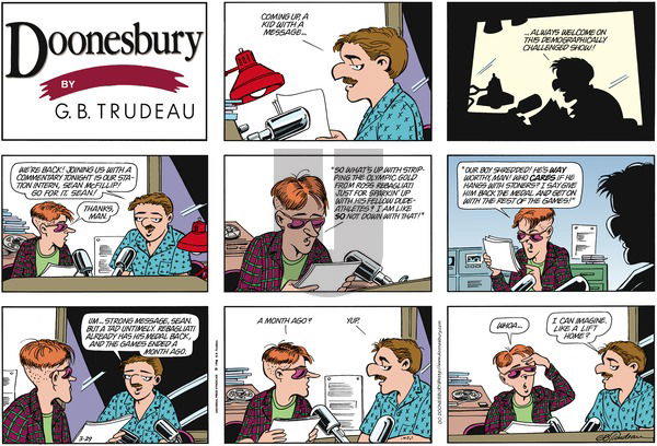 Doonesbury on Sunday March 29, 1998 Comic Strip