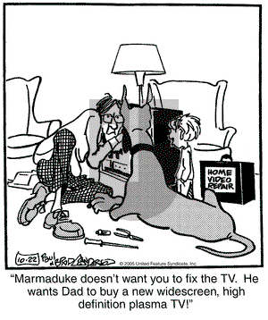 Marmaduke on Saturday October 22, 2005 Comic Strip