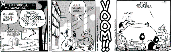 Over the Hedge on Tuesday April 17, 2001 Comic Strip