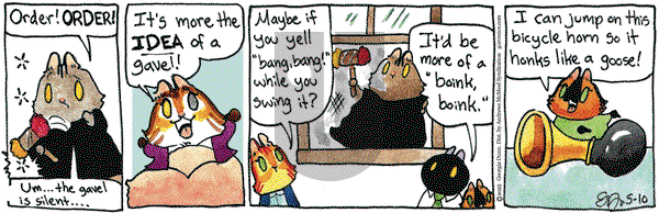 Breaking Cat News - Saturday May 10, 2025 Comic Strip