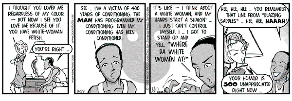 The Boondocks on Wednesday November 10, 1999 Comic Strip