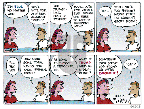 Ted Rall on Tuesday July 2, 2019 Comic Strip