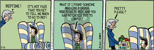 Grand Avenue on Thursday March 26, 2015 Comic Strip