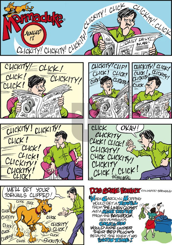 Marmaduke on Sunday January 26, 2014 Comic Strip