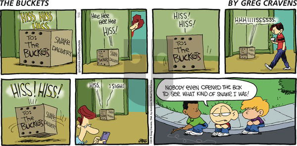 The Buckets on Sunday October 27, 2019 Comic Strip