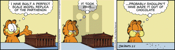 Garfield on Saturday February 2, 2013 Comic Strip