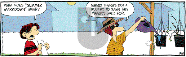 The Buckets on Wednesday August 1, 2012 Comic Strip