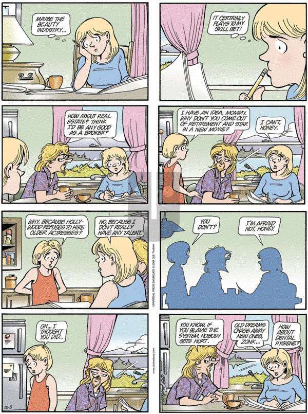 Doonesbury - Sunday December 5, 2004 Comic Strip
