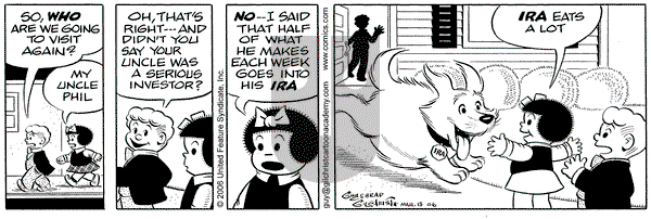 Nancy on Wednesday March 15, 2006 Comic Strip