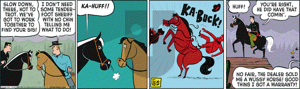 Rip Haywire on Monday April 7, 2014 Comic Strip