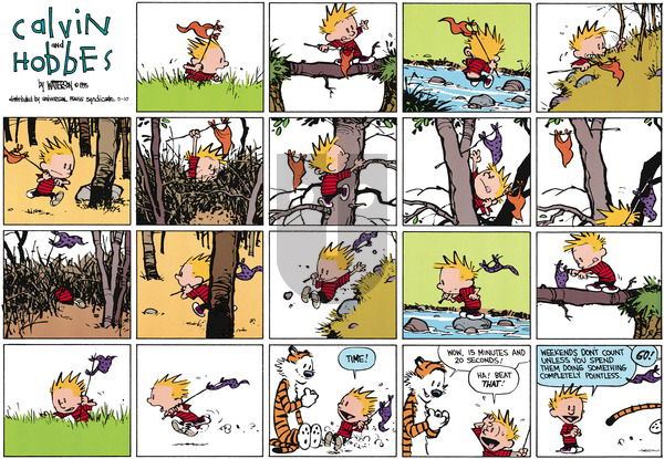 Calvin and Hobbes on Sunday May 10, 2015 Comic Strip