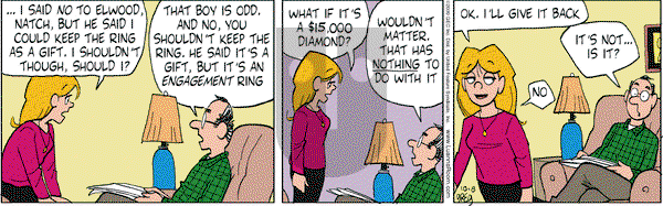 Luann on Thursday October 8, 2009 Comic Strip