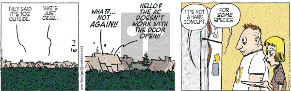 Over the Hedge on Thursday July 16, 2009 Comic Strip