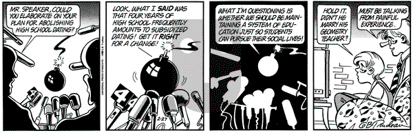 Doonesbury on Monday February 27, 1995 Comic Strip