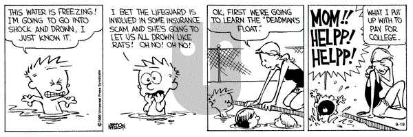 Calvin and Hobbes on Thursday September 19, 1991 Comic Strip