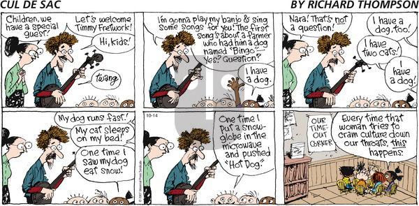 Cul de Sac - Sunday October 14, 2007 Comic Strip