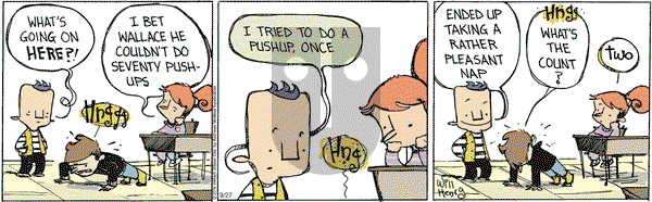 Wallace the Brave on Thursday September 27, 2018 Comic Strip